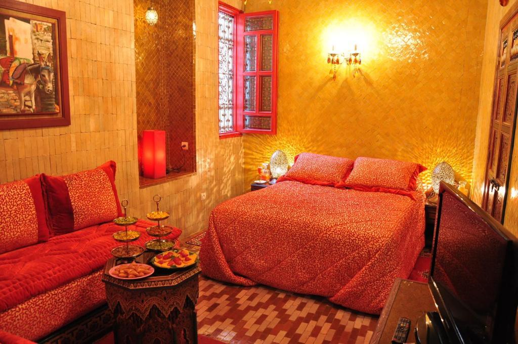 Riad La Maison Verte Fez Værelse billede